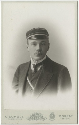 Korporatsioon "Estonia" liige Bernhard von Schulmann, portreefoto  duplicate photo