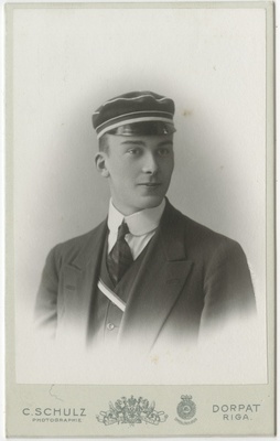 Korporatsioon "Estonia" liige Artur von Kursell, portreefoto  duplicate photo