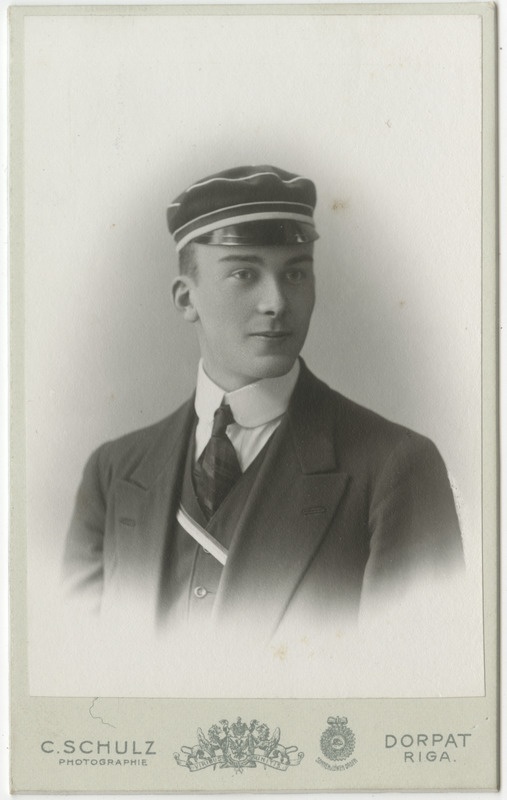 Korporatsioon "Estonia" liige Artur von Kursell, portreefoto