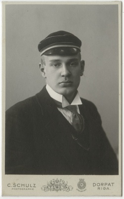 Korporatsioon "Estonia" liige Axel de Vries, portreefoto  duplicate photo