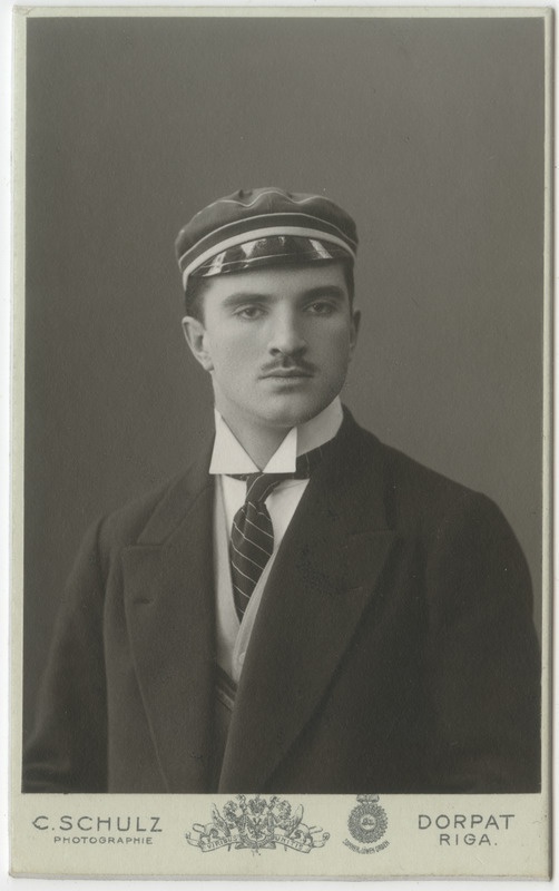 Korporatsioon "Estonia" liige Walter Assmuth, portreefoto