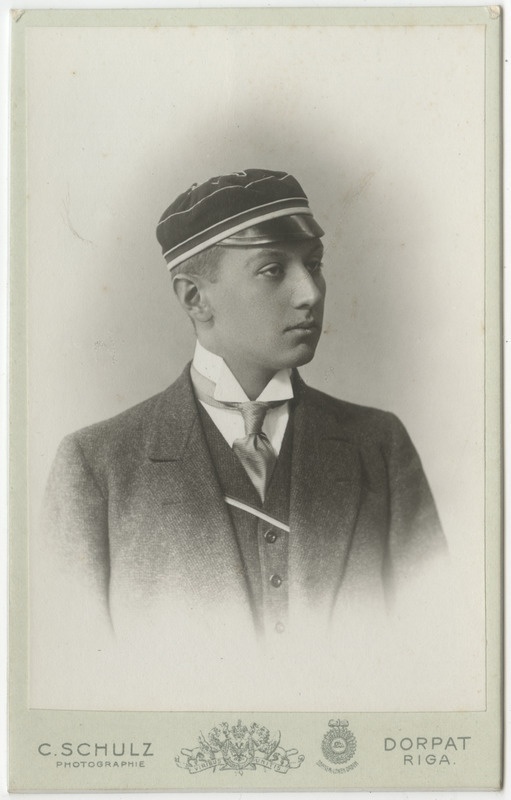 Korporatsioon "Estonia" liige Bronislaw (Bruno) von Dehn, portreefoto