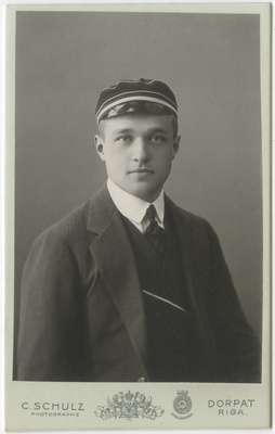 Korporatsioon "Estonia" liige krahv Ernst Stackelberg, portreefoto  duplicate photo