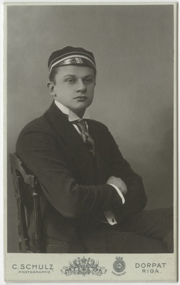 Korporatsioon "Estonia" liige Eduard Striedter, portreefoto  duplicate photo