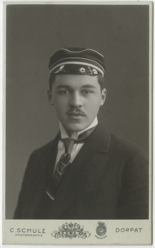 Korporatsioon "Estonia" liige Gerhard Kreß, portreefoto