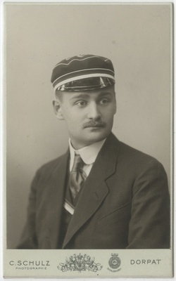 Korporatsioon "Estonia" liige parun Constantin Stael von Holstein, portreefoto  duplicate photo