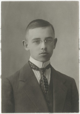 Korporatsioon "Estonia" liige Ernst von Mühlendahl, portreefoto  duplicate photo