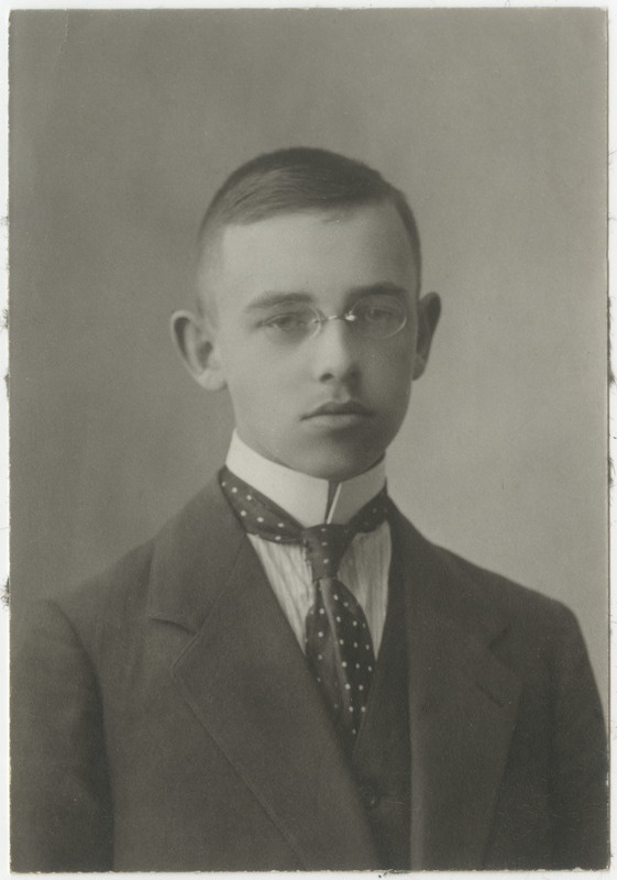 Korporatsioon "Estonia" liige Ernst von Mühlendahl, portreefoto