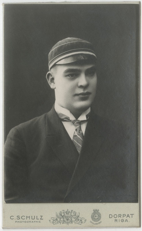 Korporatsioon "Estonia" liige Heinrich Nerling, portreefoto