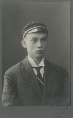 Korporatsioon "Estonia" liige Nikolai Hoeppener, portreefoto  duplicate photo