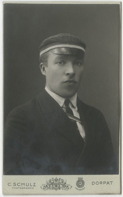 Korporatsioon "Estonia" liige Otto von Schulmann, portreefoto  duplicate photo