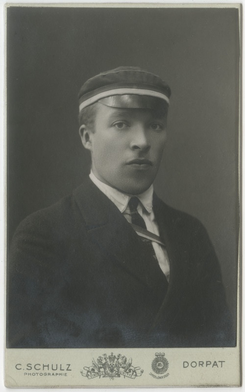 Korporatsioon "Estonia" liige Otto von Schulmann, portreefoto