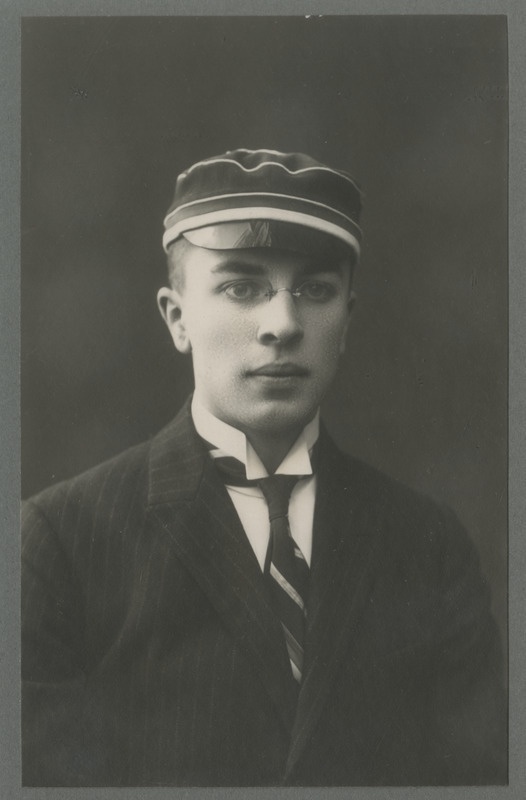 Korporatsioon "Estonia" liige Ralf Armsen, portreefoto