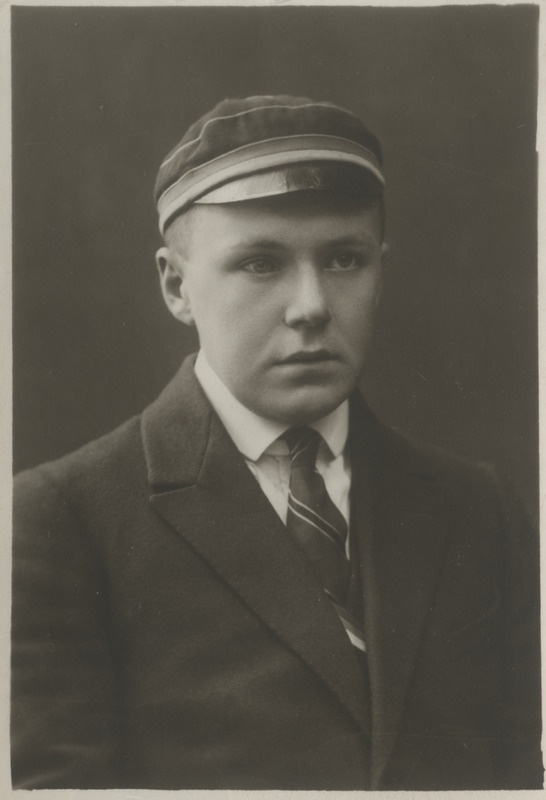 Korporatsioon "Estonia" liige Johannes Schultz, portreefoto