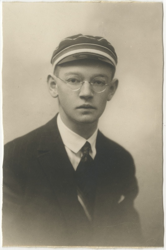 Korporatsioon "Estonia" liige Victor Hanson, portreefoto