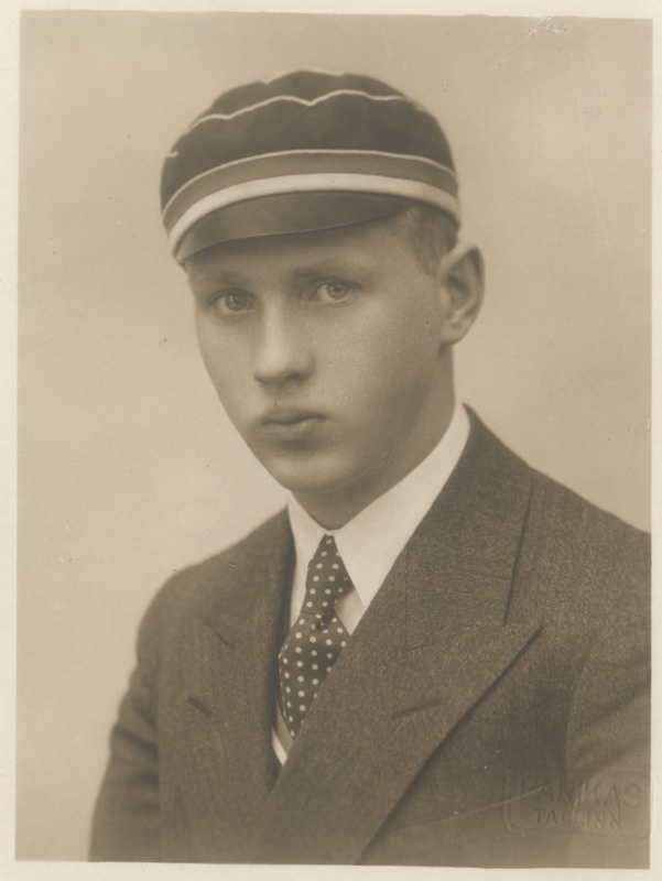 Korporatsioon "Estonia" liige Claus Koch, portreefoto