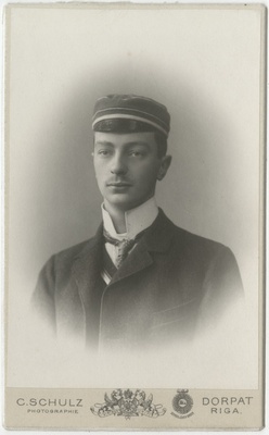 Korporatsioon "Estonia" liige Alexander Riesenkampff, portreefoto  duplicate photo