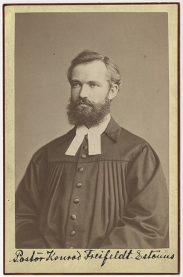 Korporatsioon "Estonia" vilistlane Konrad Freifeldt, portreefoto  duplicate photo