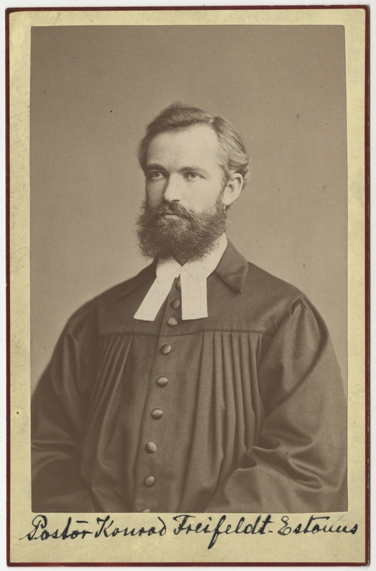 Korporatsioon "Estonia" vilistlane Konrad Freifeldt, portreefoto