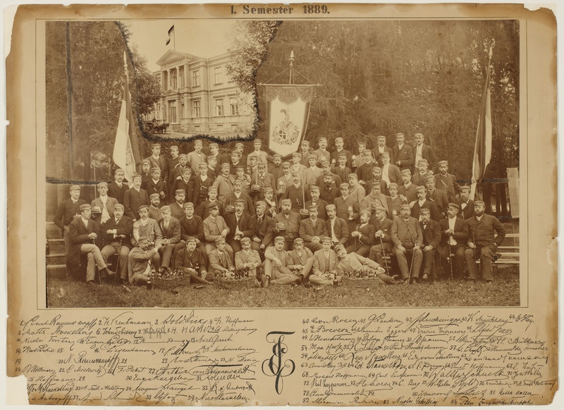 Korporatsioon "Estonia" 1889. aasta vilistlaste "Commersi" ühisfoto