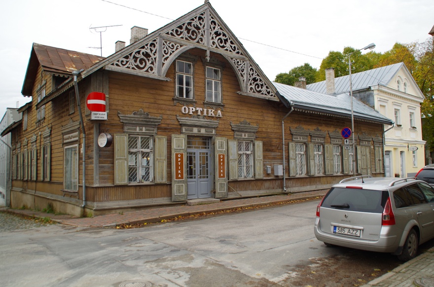 Elamu-kauplusehoone Rakveres, vaade rephoto