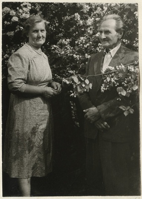 Aleksander Ivan koos naise Vilhelmine Ivaniga  duplicate photo