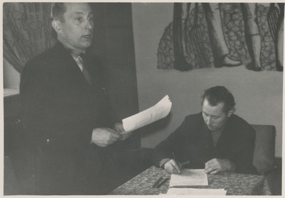Põltsamaa küla Töörahva Saadikute Nõukogu X koosseisu I istungjärk 30ndal märtsil 1967.a  duplicate photo