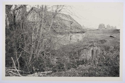 Kahala küla Möldri talu vesiveski, külgvaade lõuna poolt.  duplicate photo