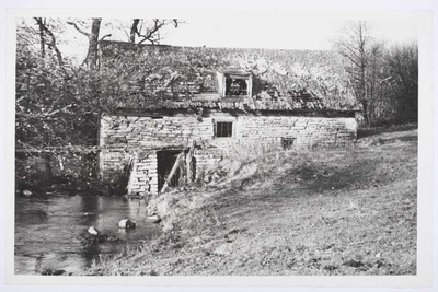 Kahala küla Möldri talu vesiveski, külgvaade lõuna poolt.  duplicate photo