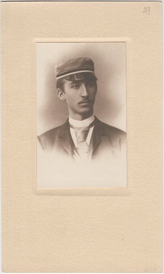 Jaan Tõnisson ülikooli ajal.  duplicate photo