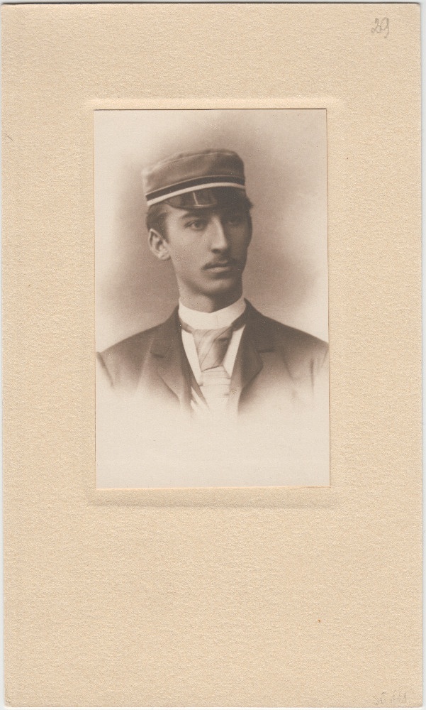 Jaan Tõnisson ülikooli ajal.