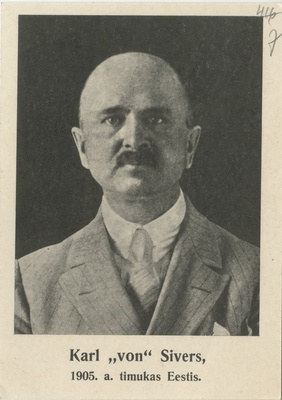 Karl von Sivers. Portree  duplicate photo