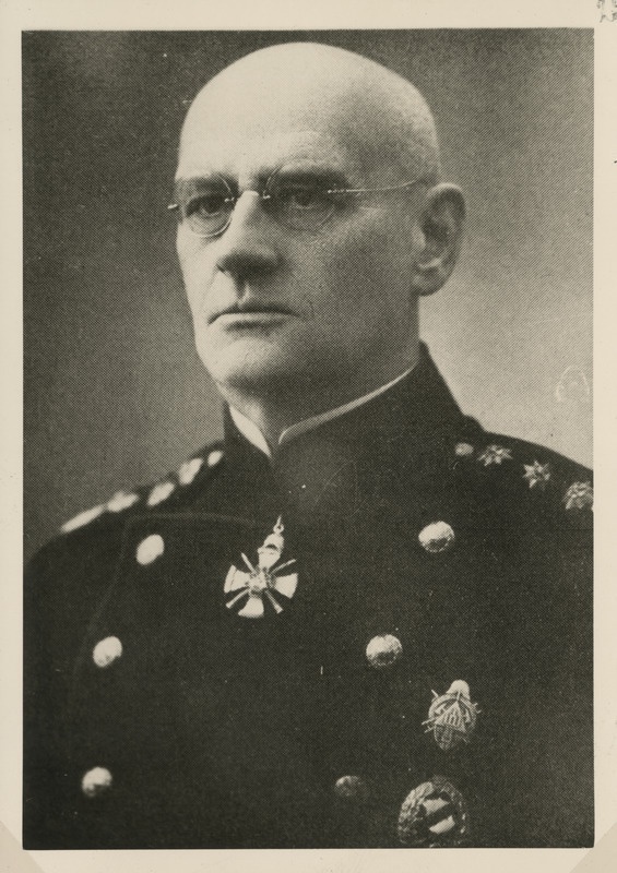 Tartu Vabatahtliku Tuletõrje Seltsi auesimees Walter Eduard Gustav Freymann. Koopia fotost