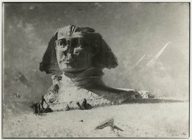 Sfinks. Fotokoopia Reinhold von Moelleri (von Möller; 1847-1918) maalist