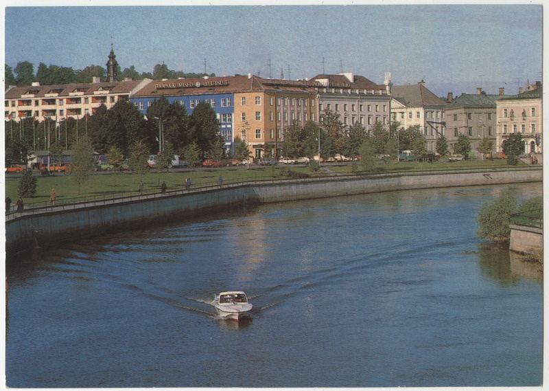 Emajõgi Tartus. Fotopostkaart