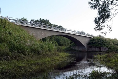 Narrow rail bridge Lääne County Lihula vald Rumba village  similar photo