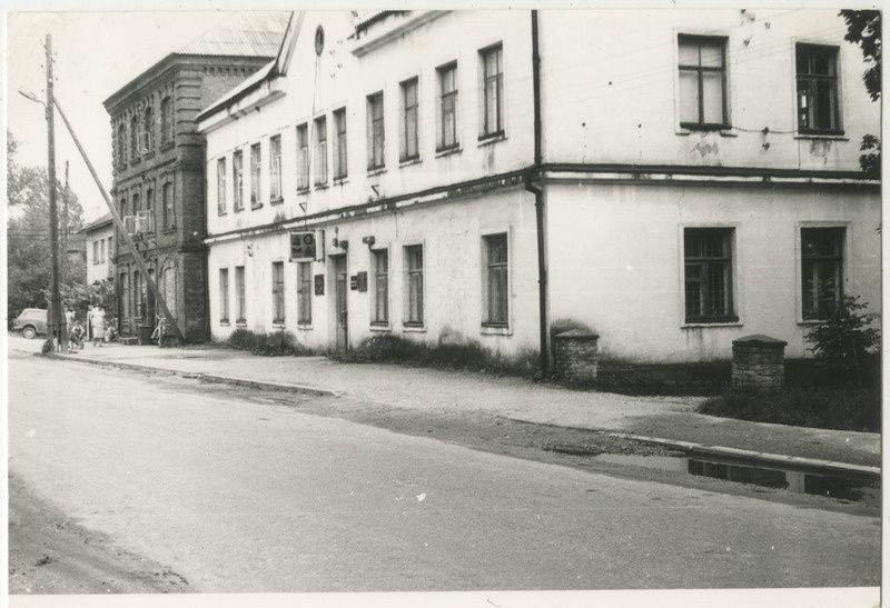 Vaade endisele Mustvee politseijaoskonnale