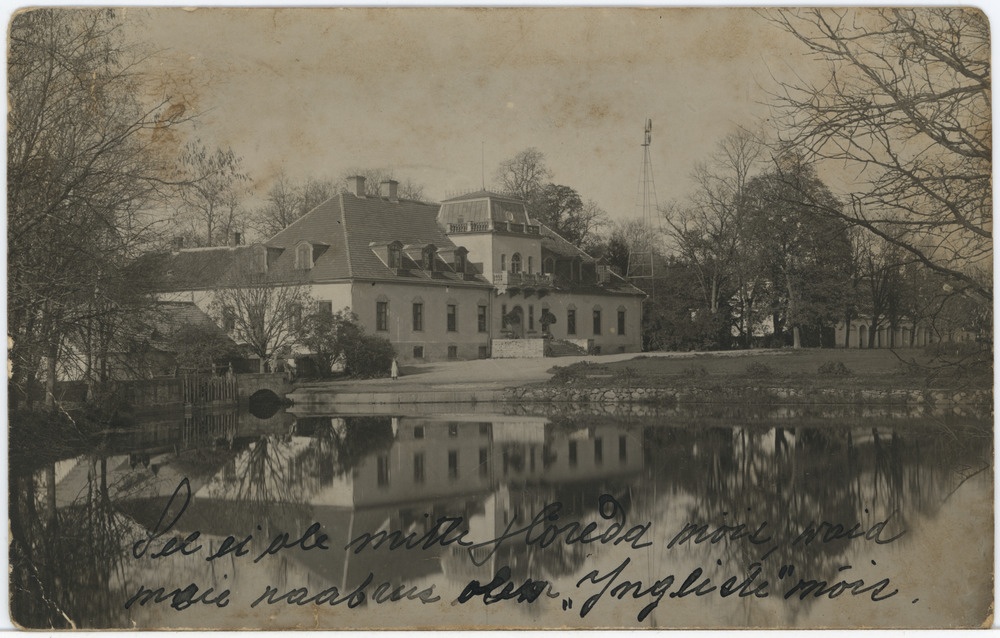 Vaade Ingliste mõisale, fotopostkaart