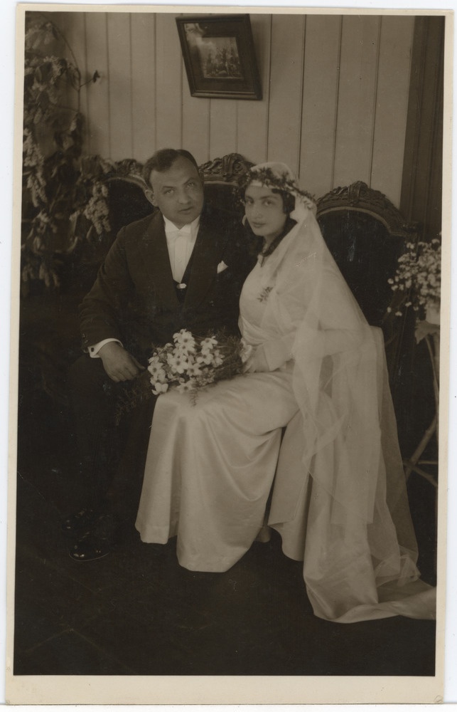 August ja Vera Michelsoni pulmafoto