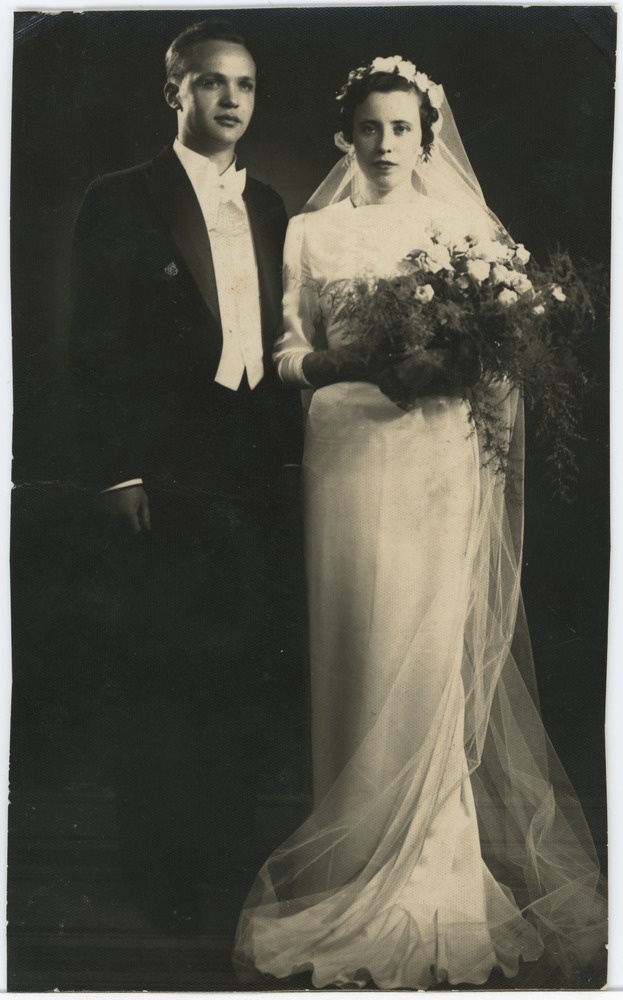 Emilie Johanna ja Elmar Tederi pulmapilt