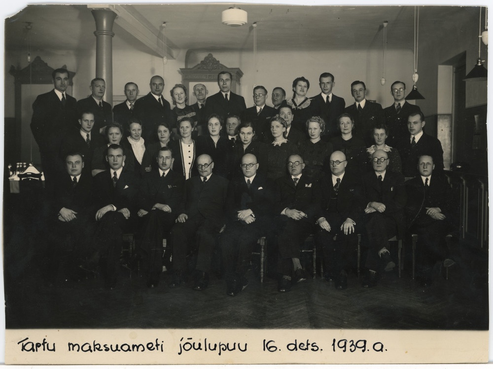 Tartu Maksuameti jõulupeo seltskond