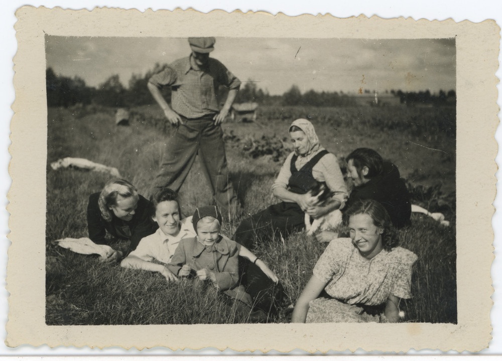 Nurme puukooli töötajad 1950.ndatel aastatel