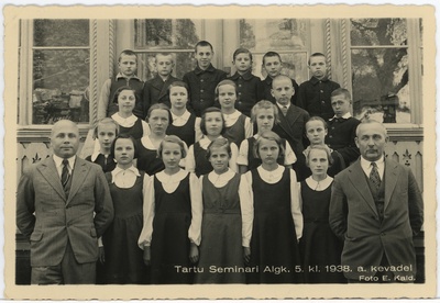 Tartu õpetajate seminari algkooli 5. klass  duplicate photo