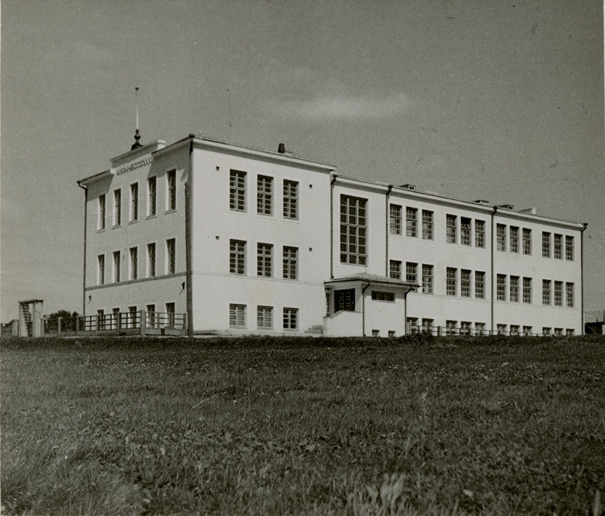 Rakvere saksa koolimaja, vaade hoonele. Arhitekt Ernst Kühnert