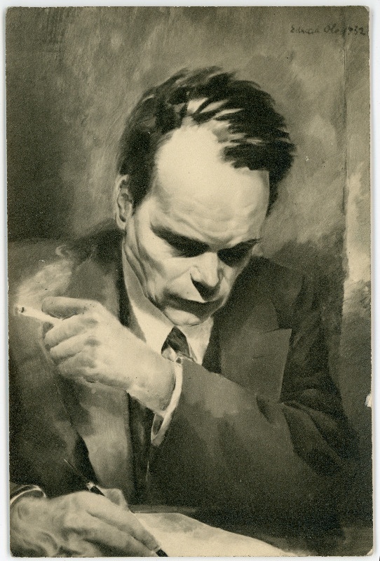 Eduard Ole. Poeet Henrik Visnapuu portree. 1932.