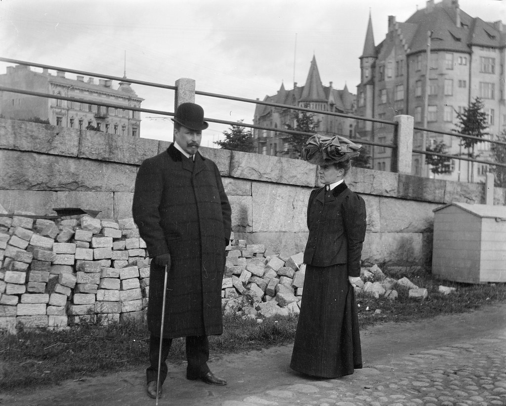 Bruno and Ingrid Aminoff, Katajanokka, Helsinki, 1906
