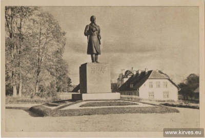 Postkaart Kapten Anton Irve mälestussammas Viljandi  duplicate photo