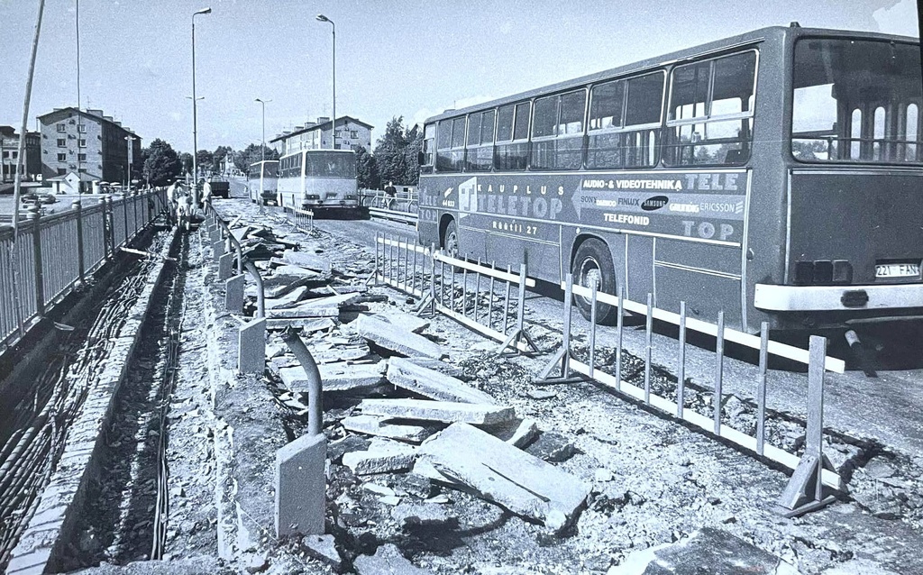 Pärnu Vana silla remont 1995.a.