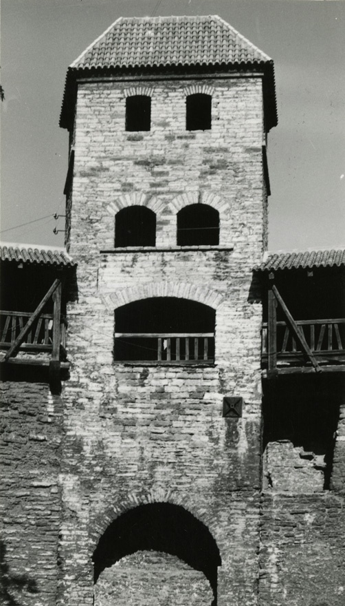 Saunatorn, lähivaade torni ülaosale