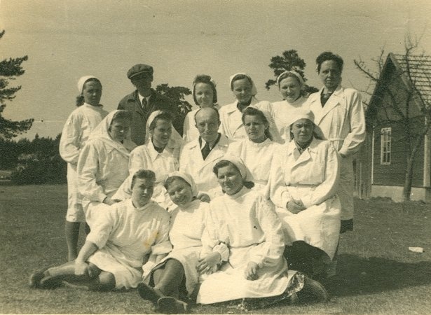 Foto. Vormsi haigla töötajad.